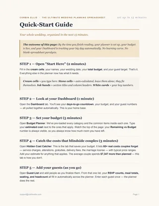 Quick-Start Guide bonus cover.